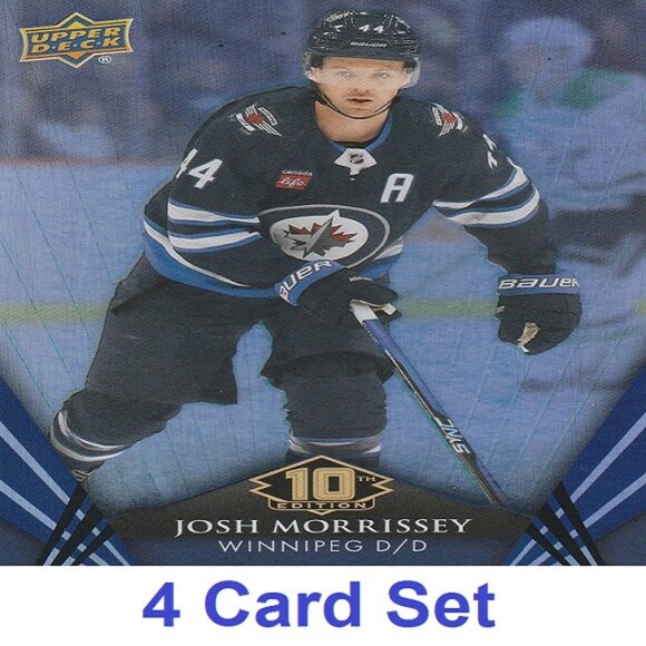 Josh Morrissey Winnipeg Jets NHL Hockey Card Collection - 4 Card Set - Picture 1 of 5